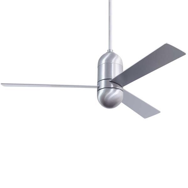 Cirrus DC Ceiling Fan - Brushed Aluminum (No Light)