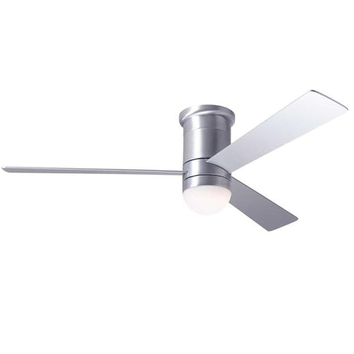 Cirrus Flush DC Ceiling Fan - Brushed Aluminum (LED Light)