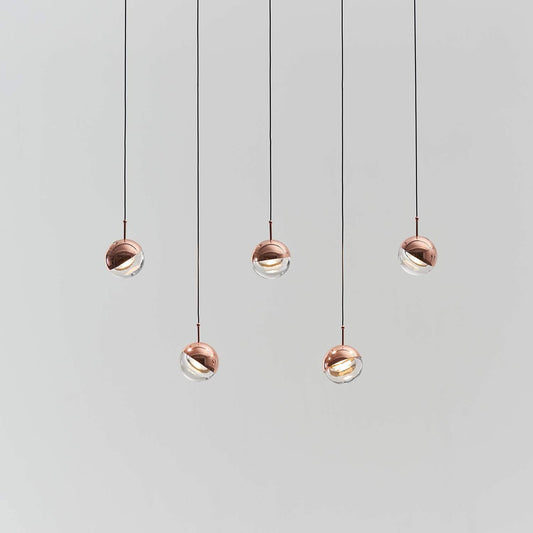 Dora PL5 Linear Suspension - Copper Finish