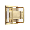 Load image into Gallery viewer, Duelle Small Wall Sconce - Natural Brass Finish
