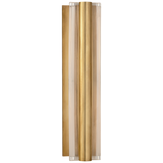 Daley Medium Linear Sconce - Natural Brass