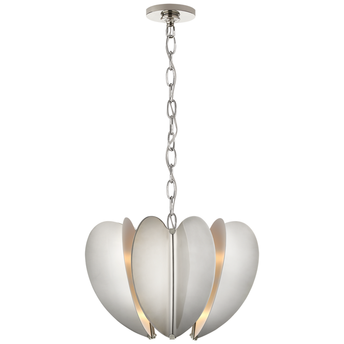 Danes Small Chandelier - Polished Nickel Finish