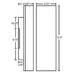 Darci 16 Two Light Wall Sconce - Diagram