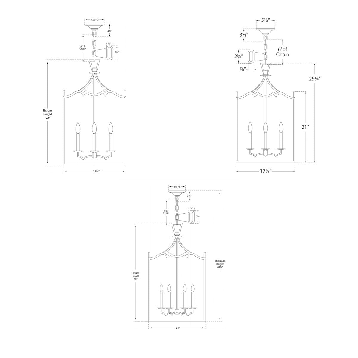 Darlana Fancy Lantern - Diagram