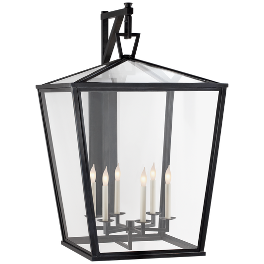 Darlana Grande Bracket Lantern - Bronze Finish