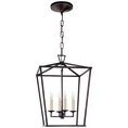 Load image into Gallery viewer, Darlana Small Lantern - Aged Iron Finish
