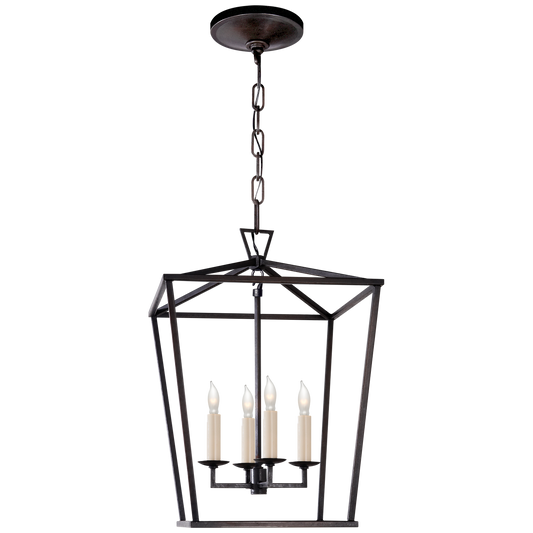 Darlana Small Lantern - Aged Iron Finish