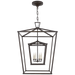 Darlana X-Large Double Cage Lantern - Aged Iron Finish