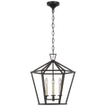 Load image into Gallery viewer, Darlana Medium Hexagonal Lantern - Aged Iron Finish
