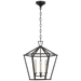 Darlana Medium Hexagonal Lantern - Aged Iron Finish