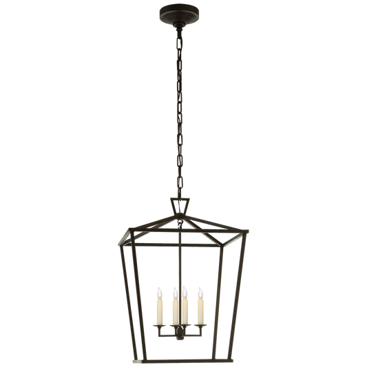 Darlana Medium Lantern - Aged Iron Finish