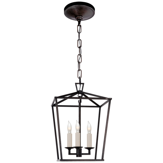 Darlana Mini Lantern - Aged Iron Finish