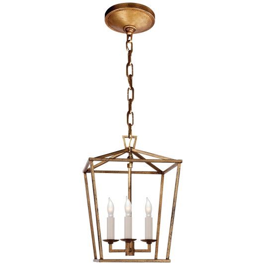 Darlana Mini Lantern - Gilded Iron Finish