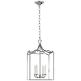 Load image into Gallery viewer, Darlana Small Fancy Lantern - Polished Nickel Finish
