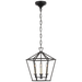 Darlana Small Hexagonal Lantern - Aged Iron Finish