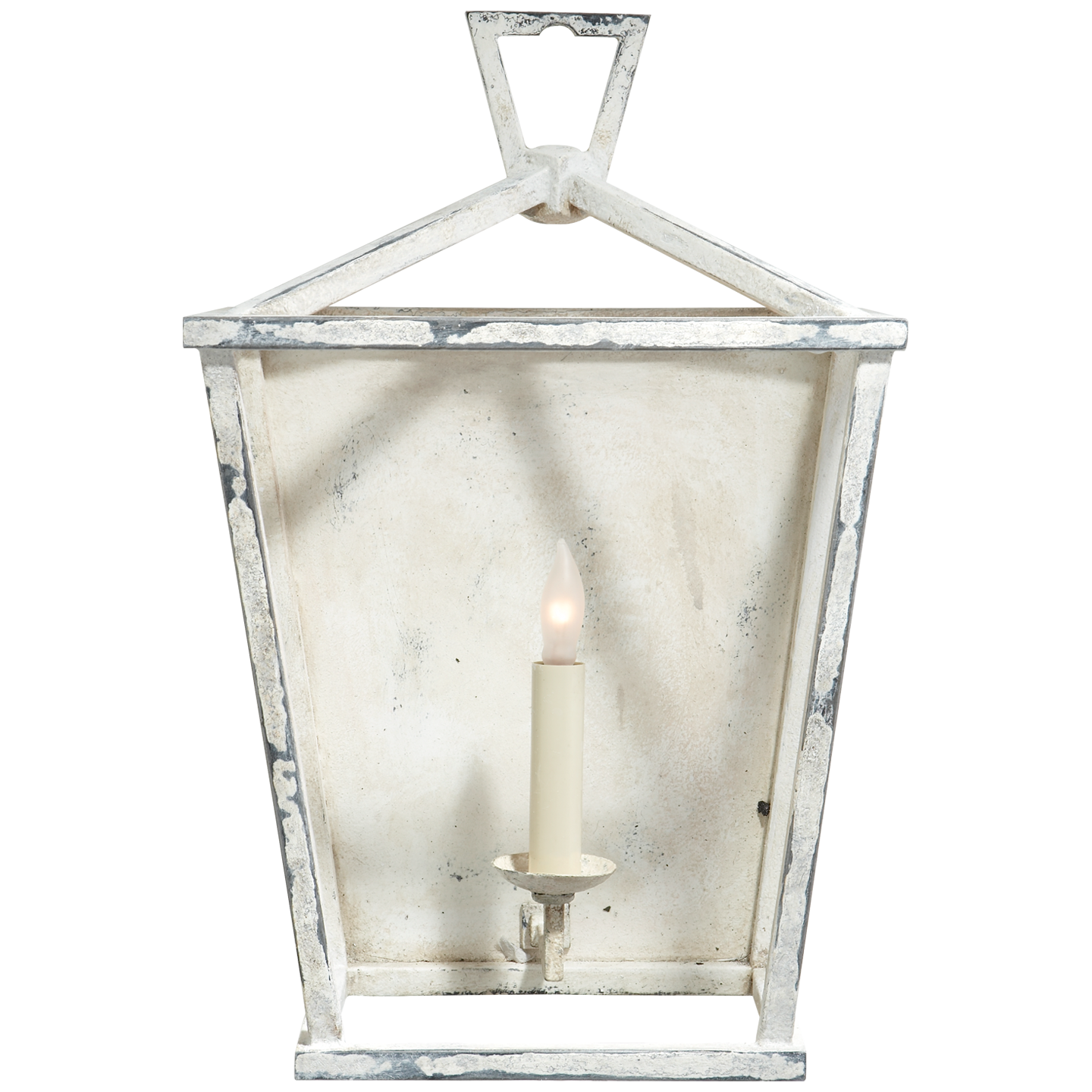 Darlana Wall Lantern - Old White Finish