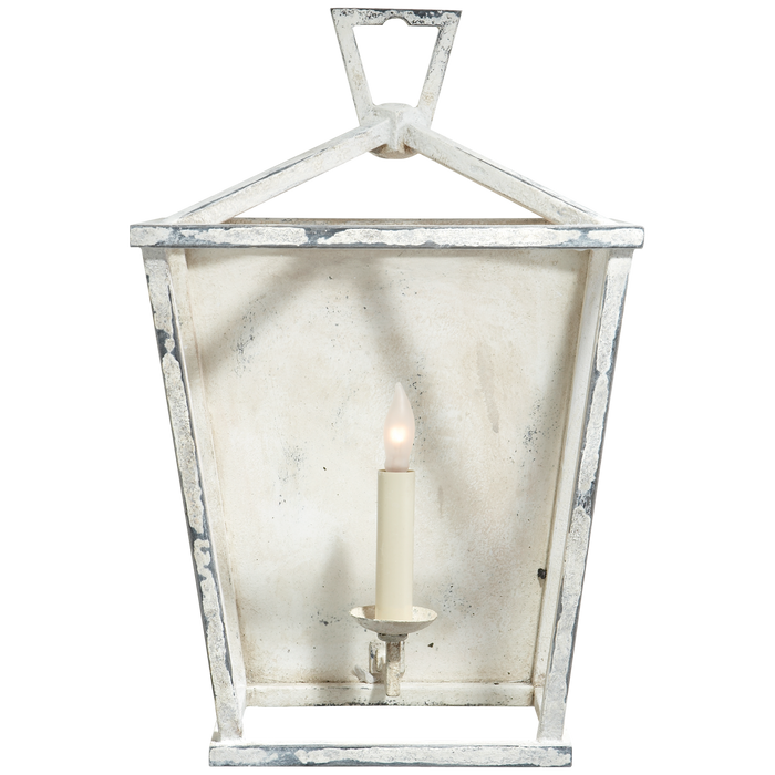 Darlana Wall Lantern - Old White Finish