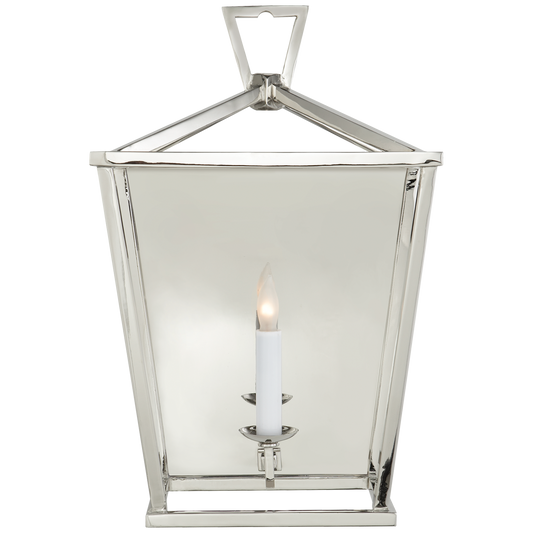 Darlana Wall Lantern - Polished Nickel Finish