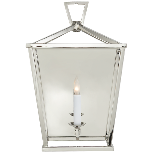 Darlana Wall Lantern - Polished Nickel Finish
