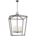 Load image into Gallery viewer, Darlana XXL Lantern - Aged Iron Finish
