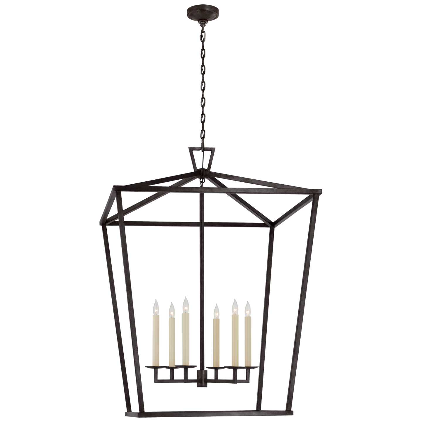 Darlana XXL Lantern - Aged Iron Finish