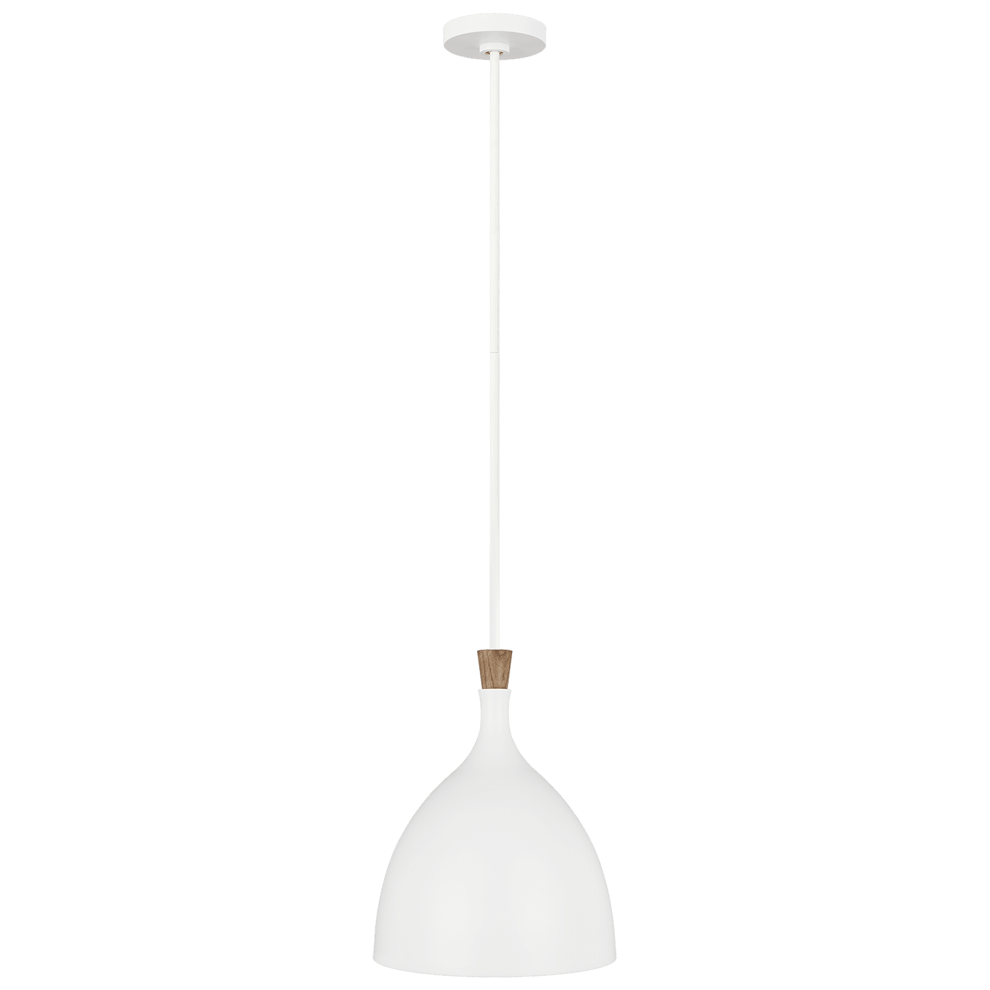 Darwin Medium Pendant - Matte White Finish