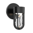 Load image into Gallery viewer, Davy Outdoor Small LED Wall Sconce - Black Finish
