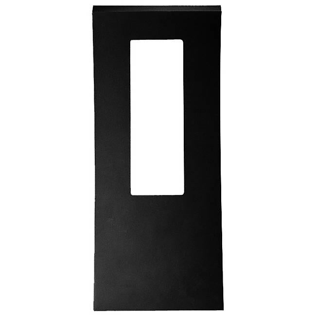 Dawn 16" Outdoor Wall Sconce - Black Finish
