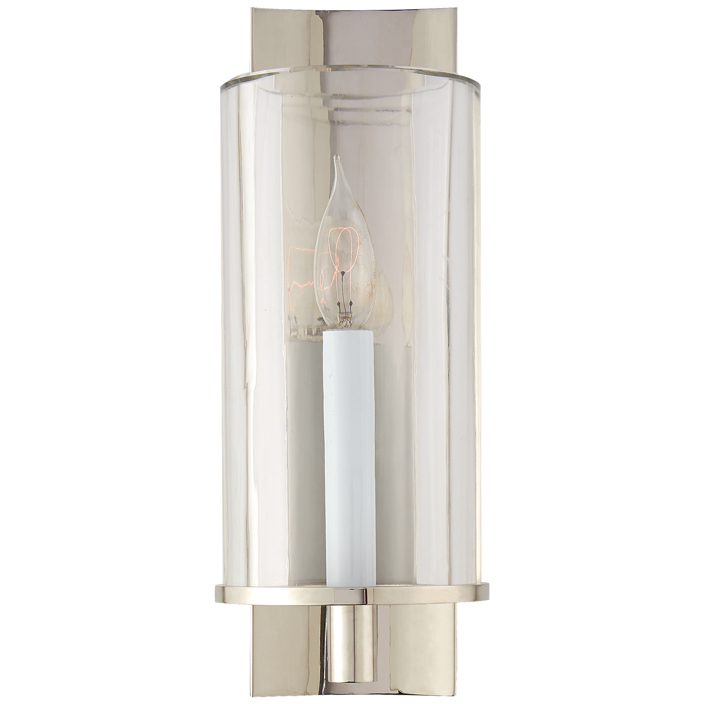 Deauville Single Sconce - Polished Nickel