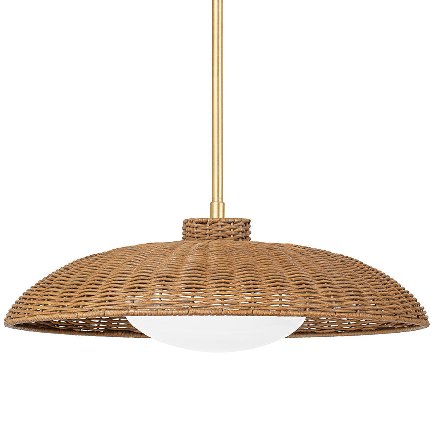 Delano Small Pendant - Gold Leaf Finish