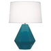 Delta Table Lamp - Peacock Blue