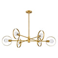 Load image into Gallery viewer, Desi Chandelier - Lacquered Brass
