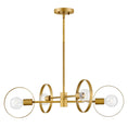 Load image into Gallery viewer, Desi Chandelier - Lacquered Brass
