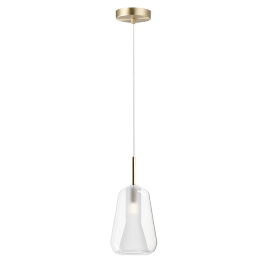 Deuce 11" LED Pendant - Satin Brass