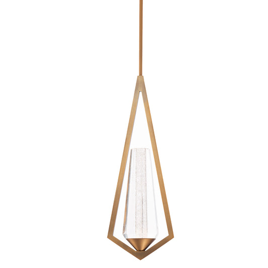 Devotion LED Mini Pendant Light - Aged Brass Finish