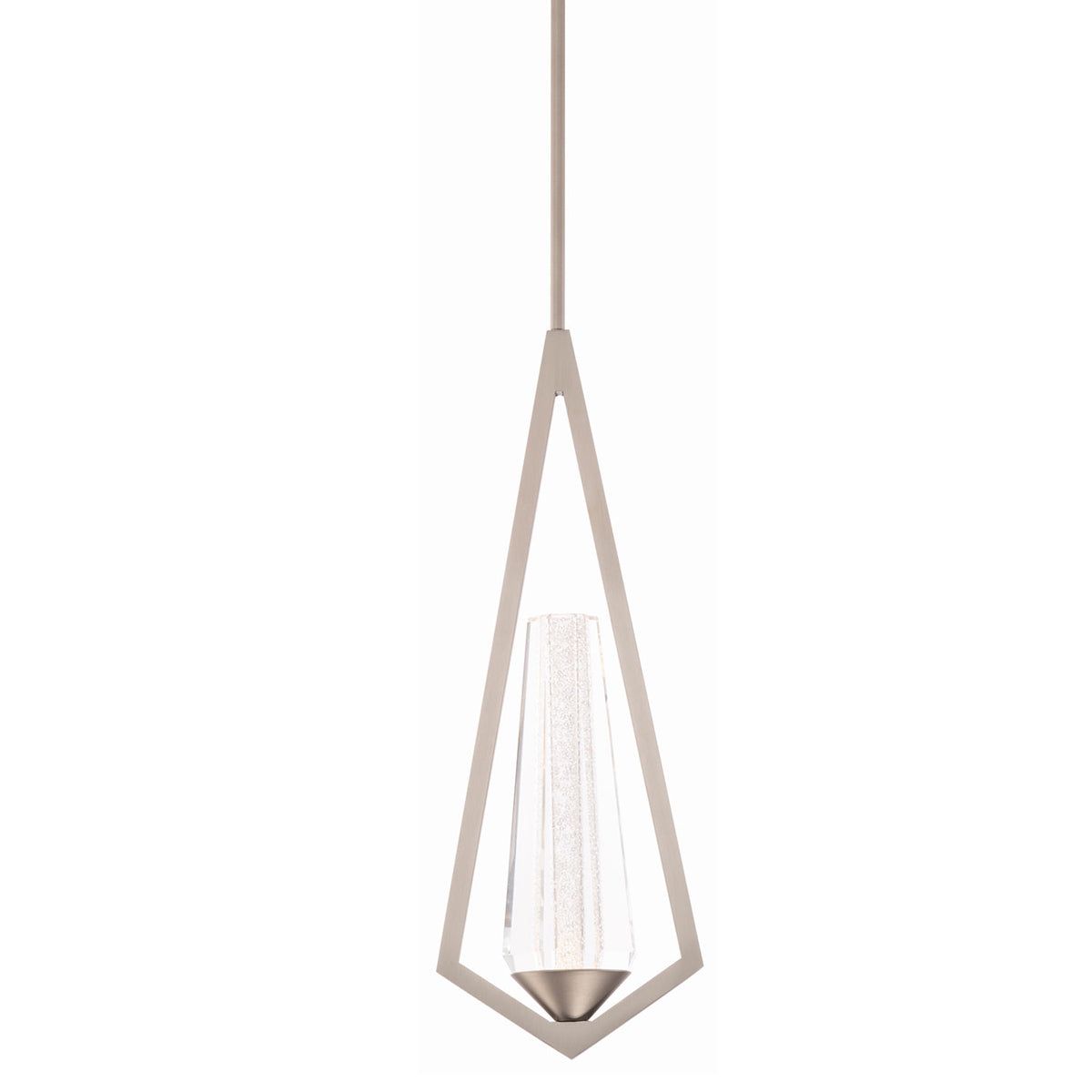 Devotion LED Mini Pendant Light - Brushed Nickel Finish