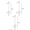 Load image into Gallery viewer, Diaphane LED Mini Pendant - Diagram
