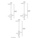 Diaphane LED Mini Pendant - Diagram