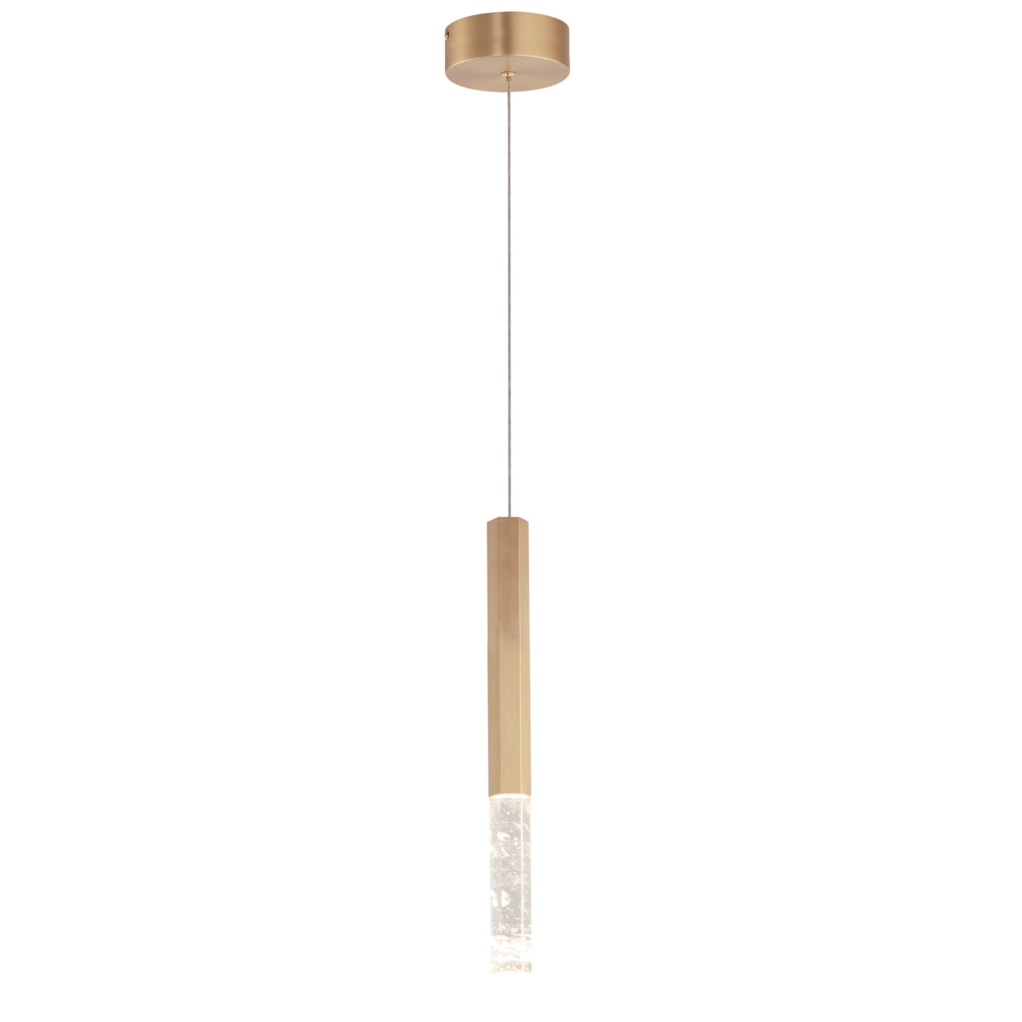 Diaphane LED Mini Pendant - Gold Finish