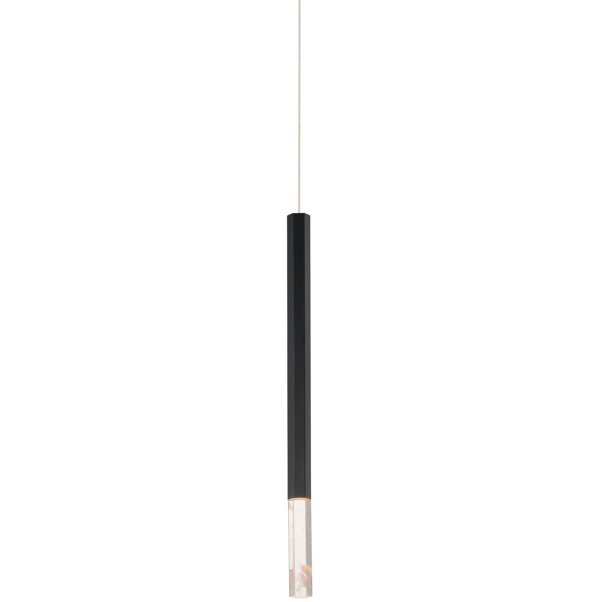 Diaphane Large LED Mini Pendant - Black Finish