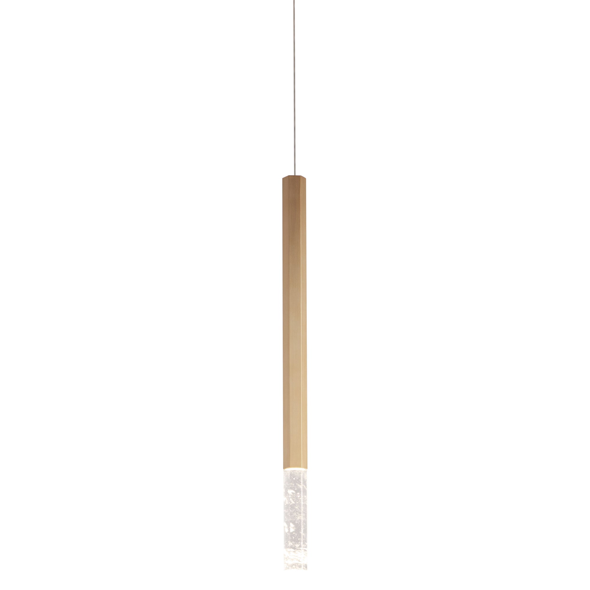 Diaphane Large LED Mini Pendant - Gold Finish