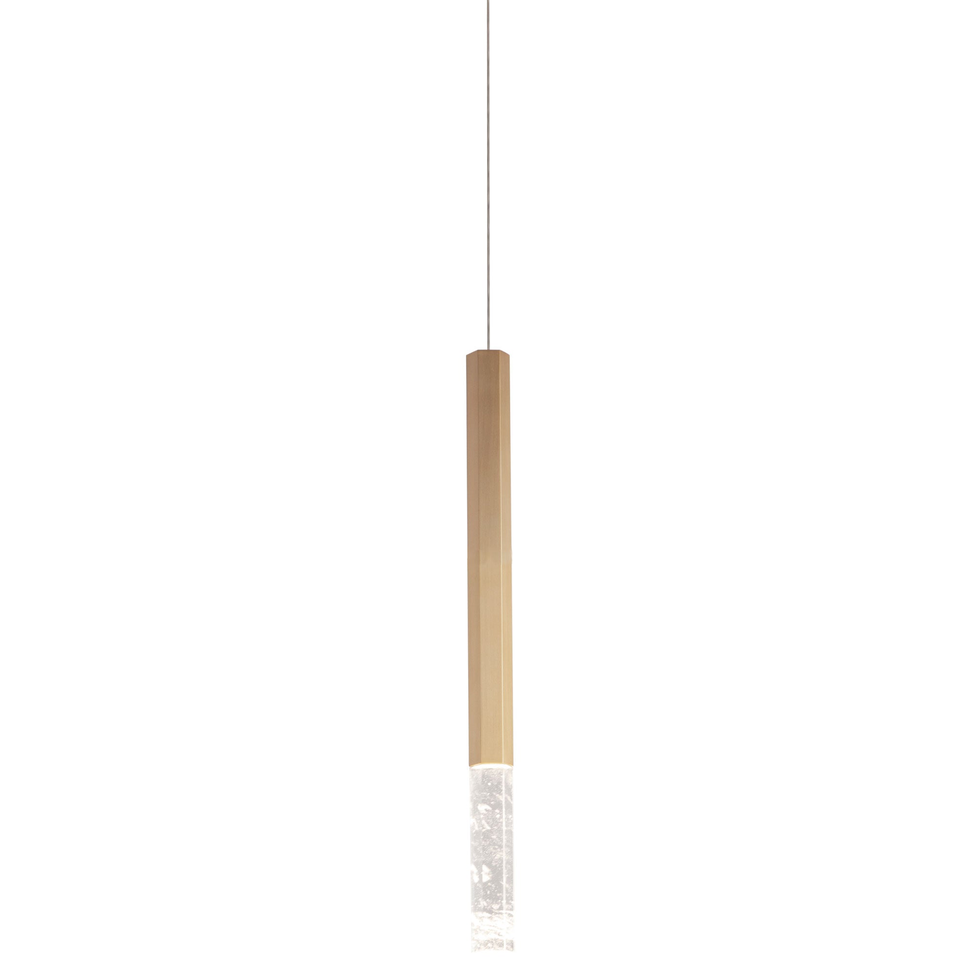 Diaphane Medium LED Mini Pendant - Gold Finish