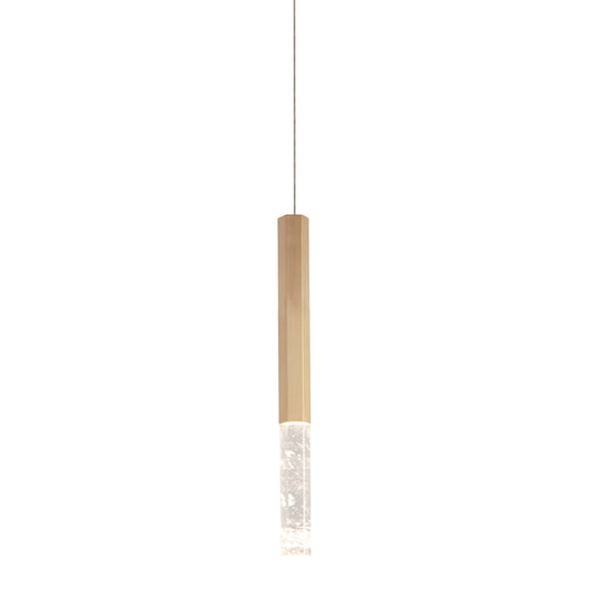 Diaphane Small LED Mini Pendant - Gold Finish