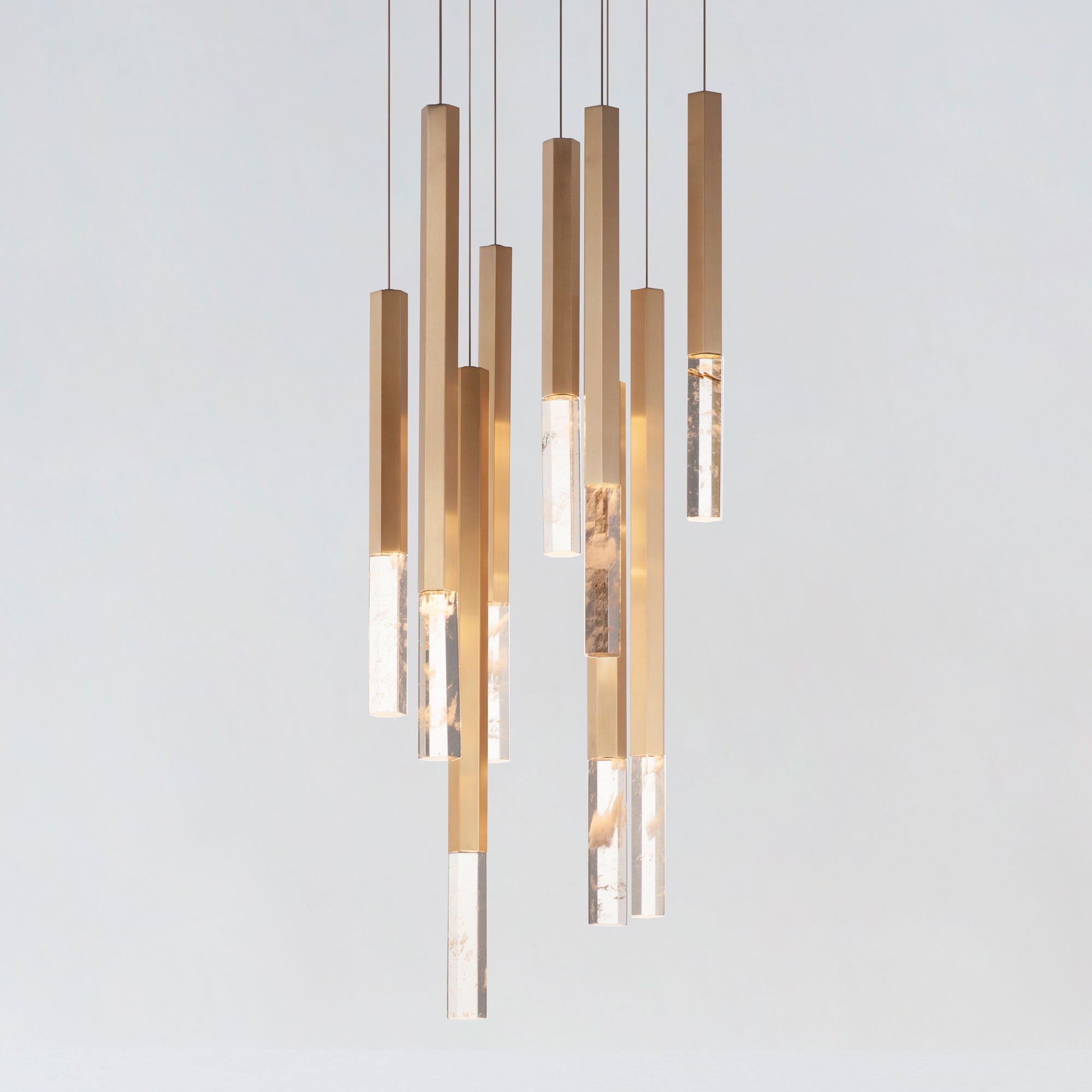 Diaphane LED Multi Light Pendant - Detail