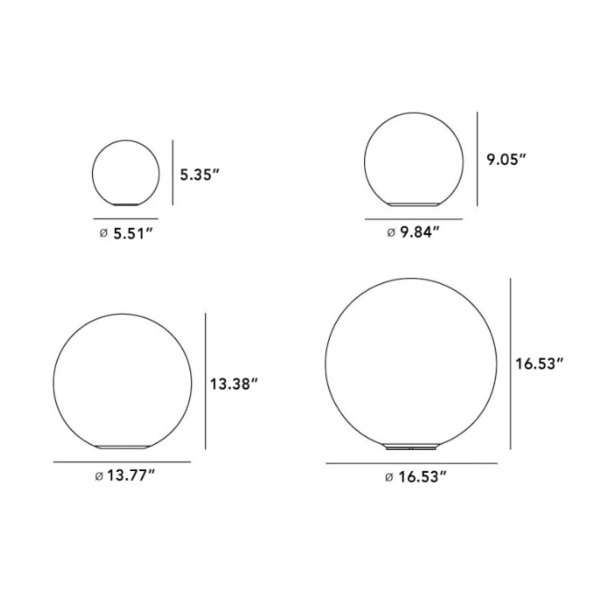 Dioscuri Table Lamp - Diagram