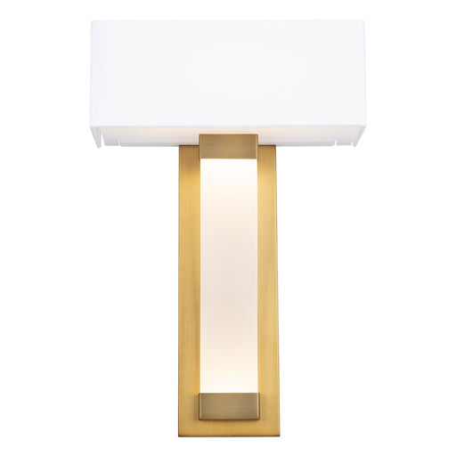 Diplomat LED Wall Sconce - Aged Brass Finish
