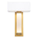 Diplomat LED Wall Sconce - Aged Brass Finish