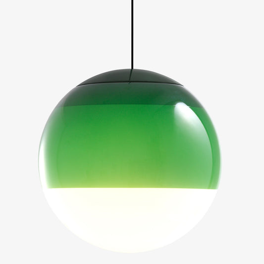 Dipping Light Pendant - Green Finish