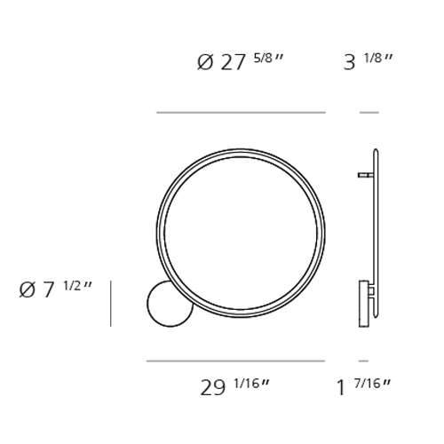 Discovery Wall / Ceiling Light Specs