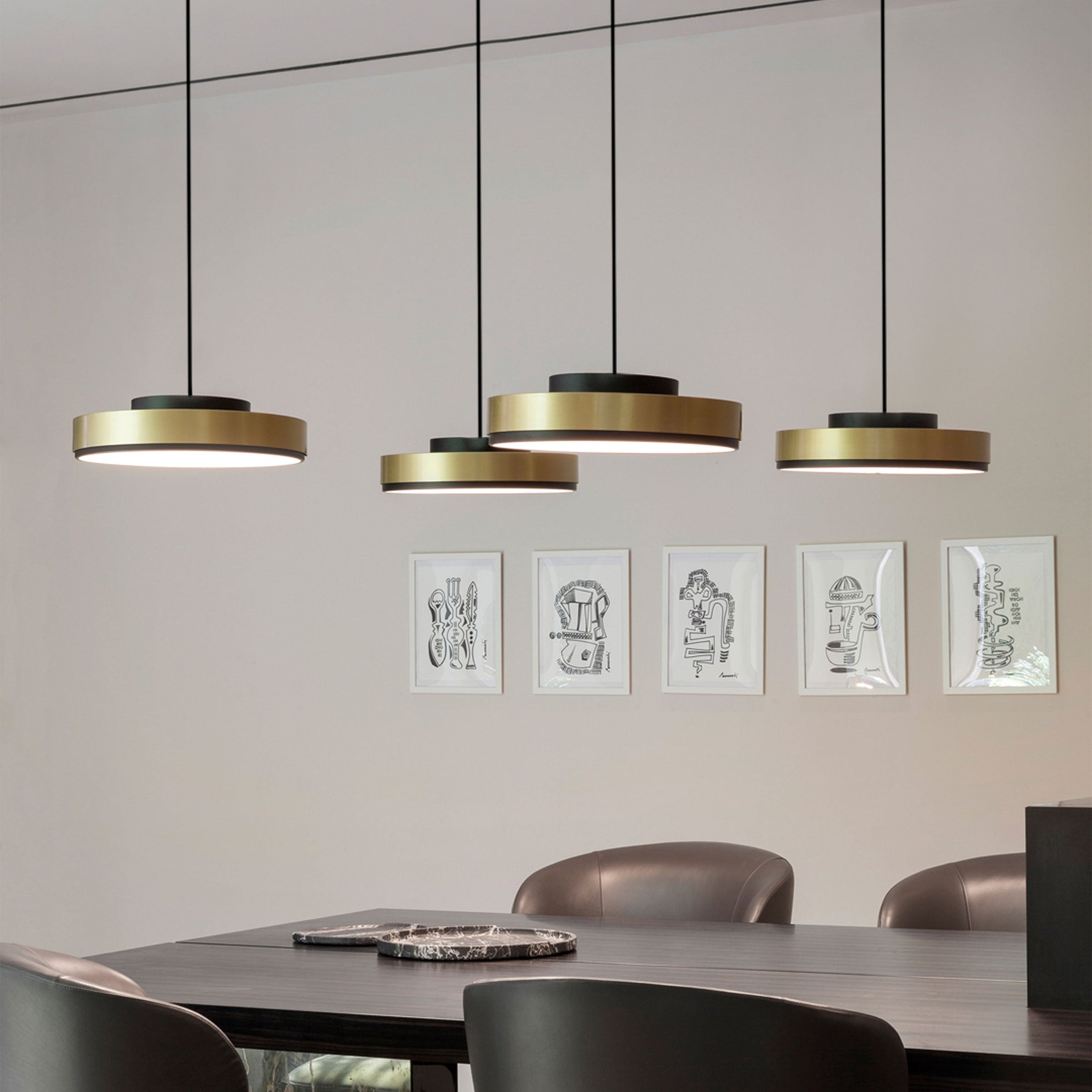 Discus LED Pendant - Display